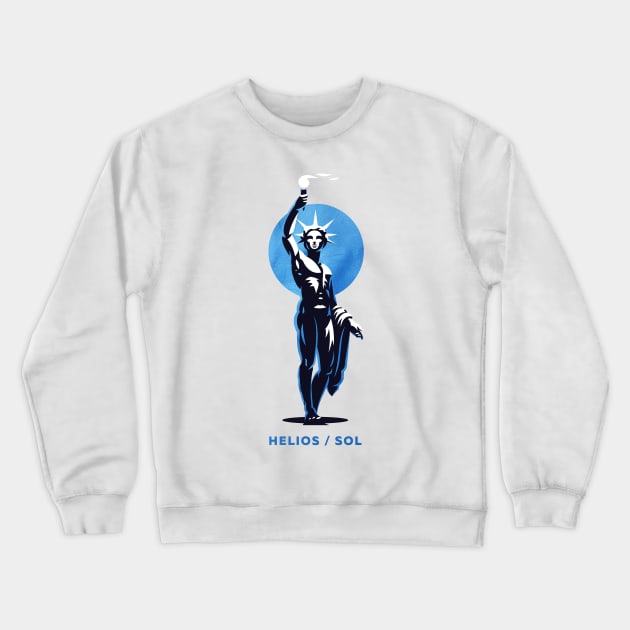 Helios / Sol Crewneck Sweatshirt by DISOBEY